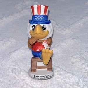 Vintage Los Angeles 1984 Olympics Eagle Track & Field Glass Figure
